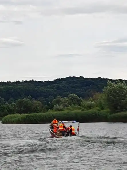 Strażacy z Gminy Rudnik szkolili się na zbiorniku Racibórz Dolny