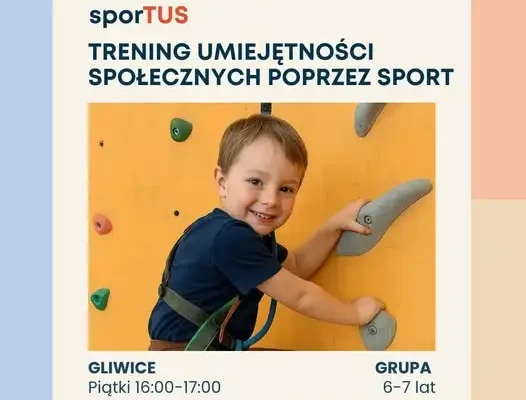 SporTUS: dwa wolne miejsca na zajęcia rekrutacyjne dla dzieci 6–7 lat