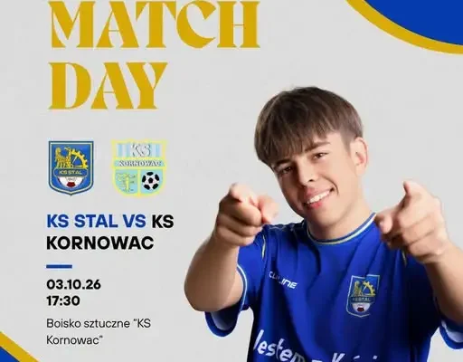 KS Stal Kuźnia Raciborska zagra na wyjeździe z KS Kornowac w 8. kolejce