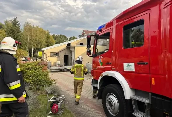 Wyciek gazu w Nowej Wiosce — interweniowały służby ratunkowe
