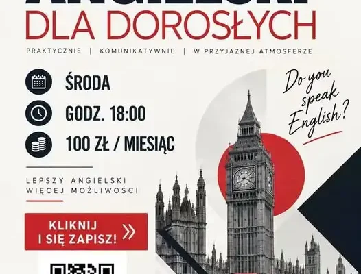 Angielski dla dorosłych w Środzie – pierwsze zajęcia już jutro