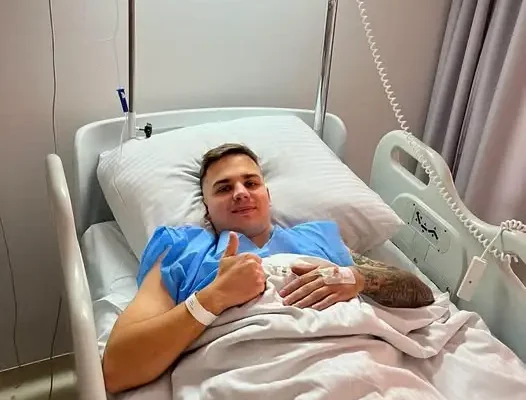 Dominik Pyrka z LKS Krzyżanowice przeszedł operację rekonstrukcji więzadeł krzyżowych
