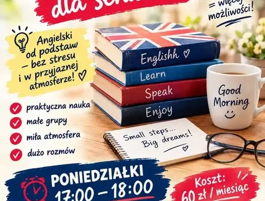 Angielski dla seniorów w Stacji Kultura – nowy kurs od podstaw
