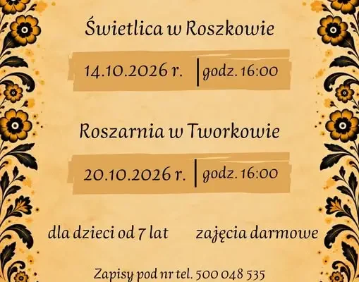Warsztaty godki śląskiej dla dzieci w Roszkowie i Tworkowie