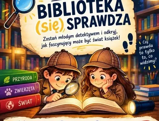 Noc Bibliotek w Krzanowicach – zagadki, latarki i nocna przygoda dla dzieci