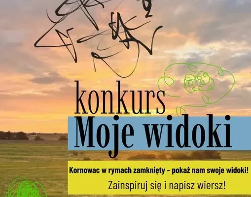 Gminny Konkurs Poetycki „Moje widoki” w Kornowacu – zapisz się do 13 listopada