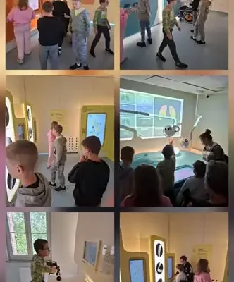Klasy 4a i 4b z wizytą w Edukatorium Juliusz w Rybniku