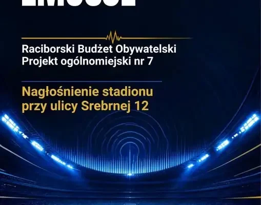Stadion przy Srebrnej 12 w Raciborzu zyska profesjonalne nagłośnienie