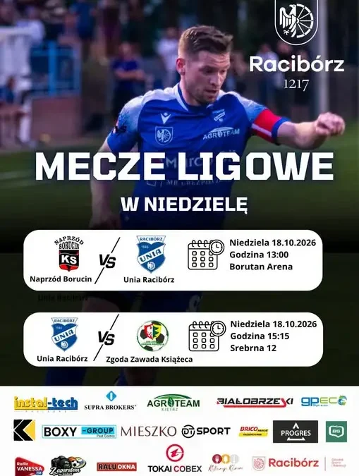 Unia Racibórz zaprasza kibiców na niedzielny maraton meczowy