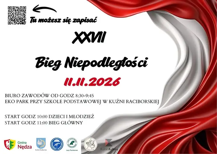 Zapisy na XXVII Bieg Niepodległości w Kuźni Raciborskiej otwarte