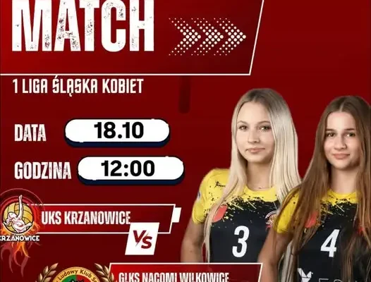 Siatkówka kobiet: wyjazdowy mecz GLKS Nacomi Wilkowice w 1 Lidze Śląskiej
