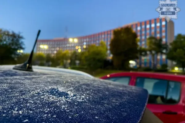 Pierwsze przymrozki w regionie – apel o ostrożność na drogach