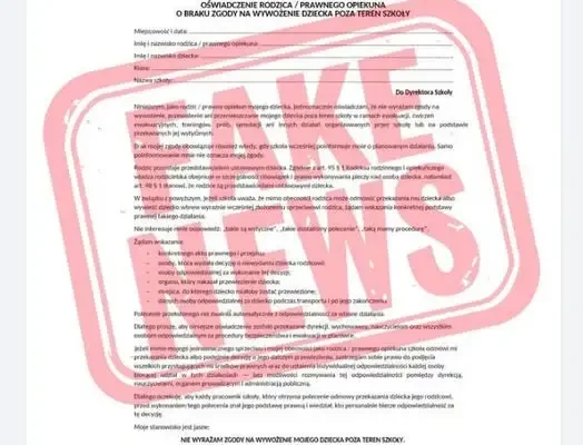 Fałszywe oświadczenia w szkołach. MSWiA i MEN uspokajają rodziców
