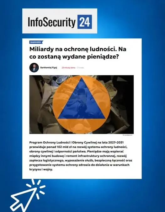 Ponad 102 mld zł na ochronę ludności i obronę cywilną w latach 2027–2031