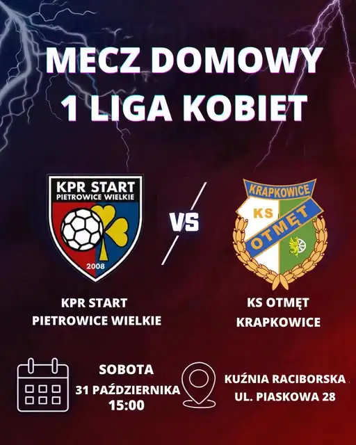 Start Pietrowice Wielkie zagra u siebie z KS Otmęt Krapkowice