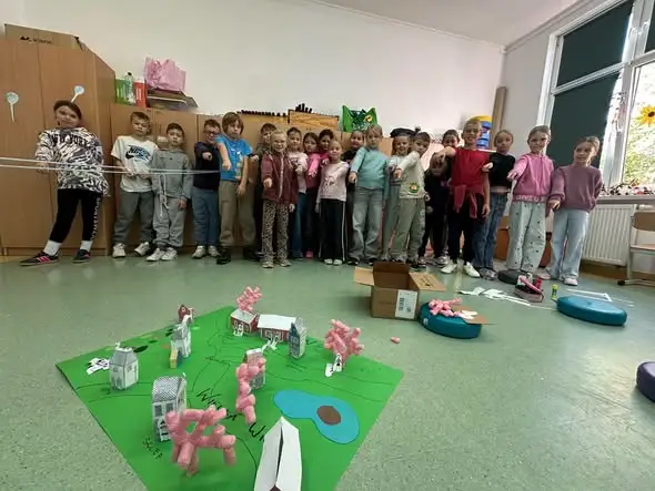 Uczniowie z Rudnika przenieśli się do świata „Dzieci z Bullerbyn”