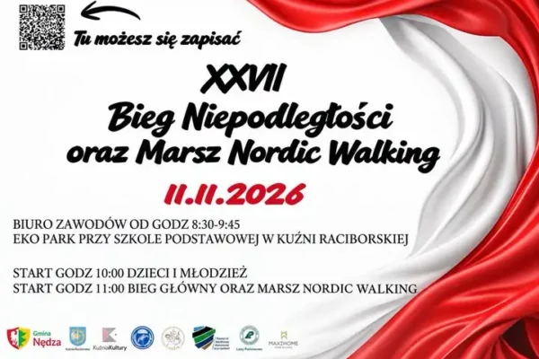 XXVII Bieg Niepodległości w Kuźni Raciborskiej – sport, patriotyzm i pomoc dla Darka
