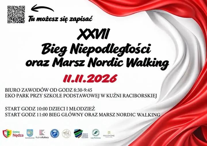 XXVII Bieg Niepodległości w Kuźni Raciborskiej – sport, patriotyzm i pomoc dla Darka