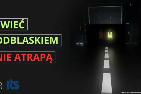 Odblaski ratują życie, ale tylko te prawdziwe – policja ostrzega przed atrapami